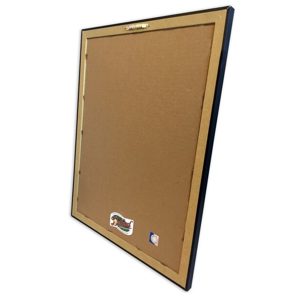 Holland Bar Stool Co Utah Hockey Club 17in x 22in Logo Wall Mirror - Black Wood Frame - Vibrant Full Color - Style B - MLOGO