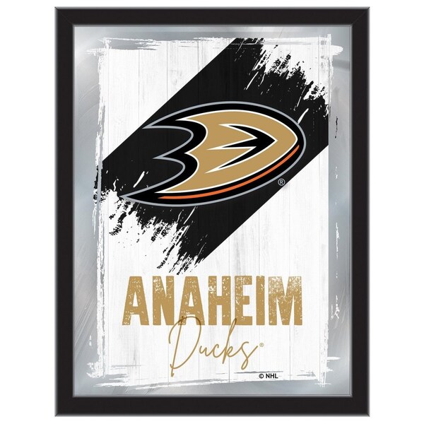 Holland Bar Stool Co Anaheim Ducks 17 in.x22 in. Logo Wall Mirror - MLOGO