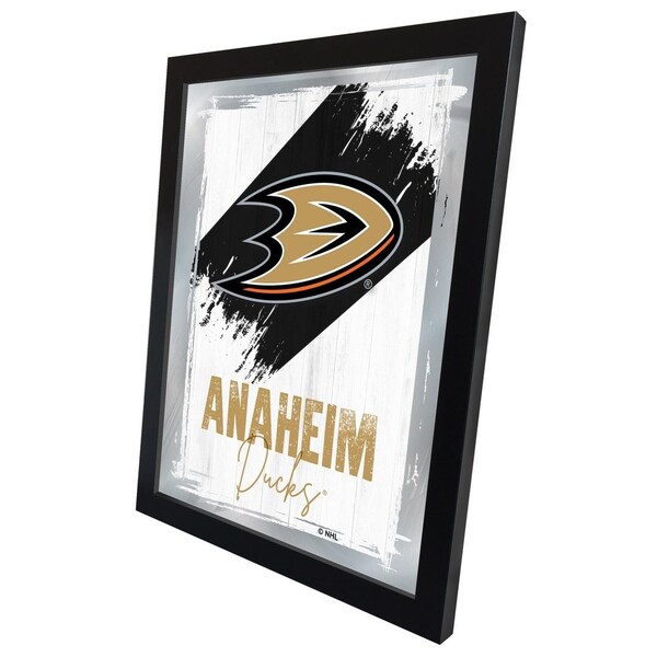 Holland Bar Stool Co Anaheim Ducks 17 in.x22 in. Logo Wall Mirror - MLOGO