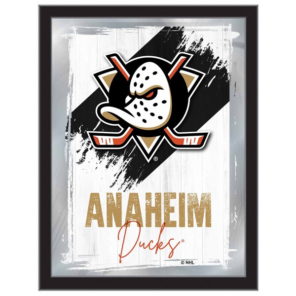 Holland Bar Stool Co Anaheim Ducks 17 in.x22 in. Logo Wall Mirror - MLOGO