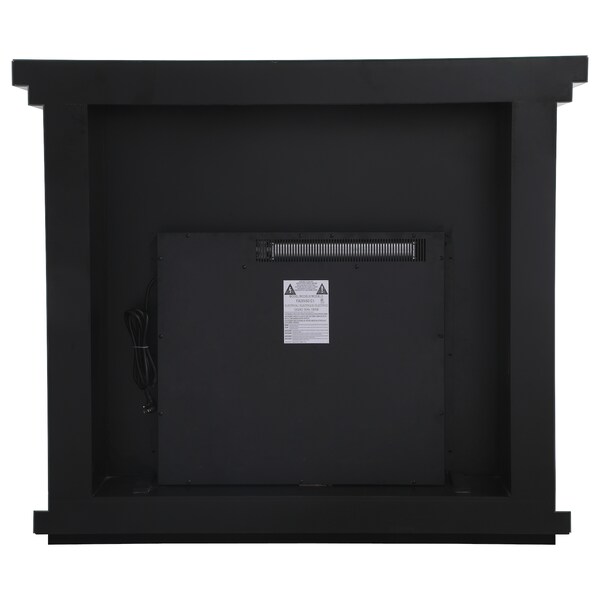 Elegant Decor 47.5 In. Crystal Mirrored Mantle With Crystal Insert Fireplace, 2PK, 677479 - MF9901-F2