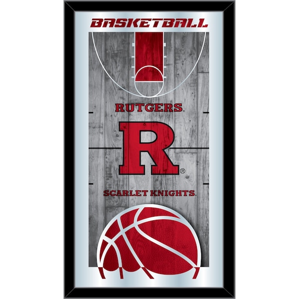 Holland Bar Stool Co Rutgers 15" x 26" Basketball Mirror - MBSKTRUTGER