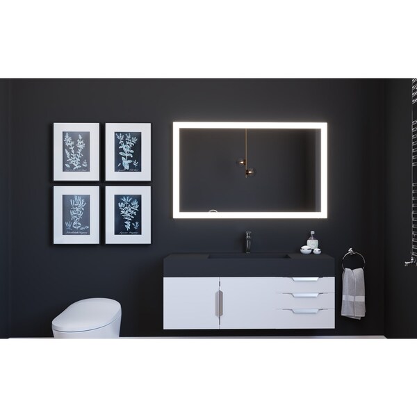 Castello Usa Smart Angelina 48 x 30 LED Smart Mirror with Voice Commands - CB-SM432-48-30