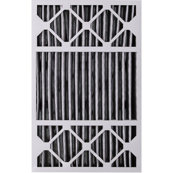 Nordic Pure 16x25x5 Plus Carbon Pleated Air Filter, High Capacity, MERV 8 - 16X25X5HPM8C-1