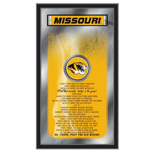 Holland Bar Stool Co Missouri 26" x 15" Fight Song Mirror - MFGHTMIZZOU