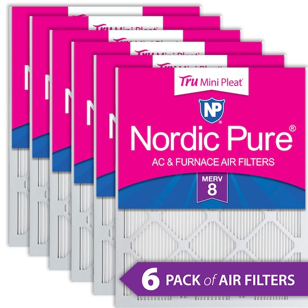 Nordic Pure 18x30x1 Tru Mini Pleat Pleated Air Filter, High Capacity, Electrostatically Charged Synthetic Media - 18X30X1M8MINIPLEAT-6
