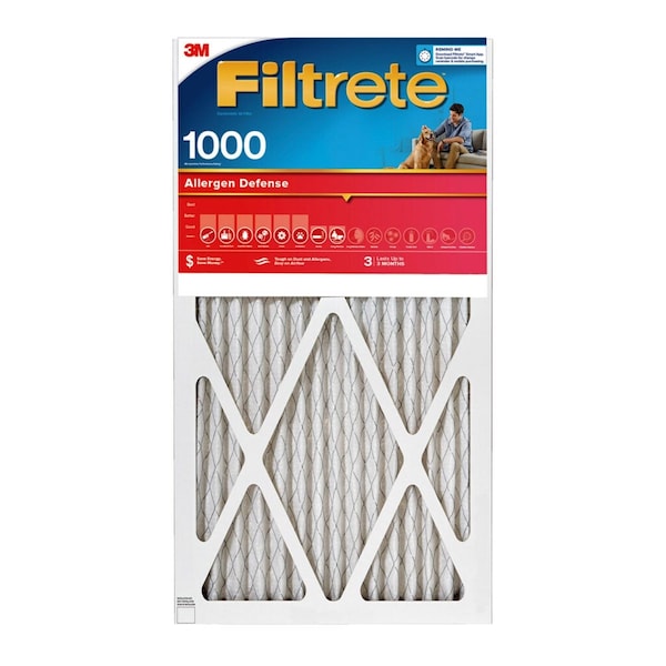 3M 14x25x1 Filtrete Pleated Air Filter, MERV 11, 2 PK - 9804-2PK-HDW