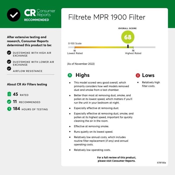 3M Filtrete 16 in. W X 20 in. H X 1 in. D Polypropylene 13 MERV Pleated Allergen Air Filter 1 pk - UA00DC-6