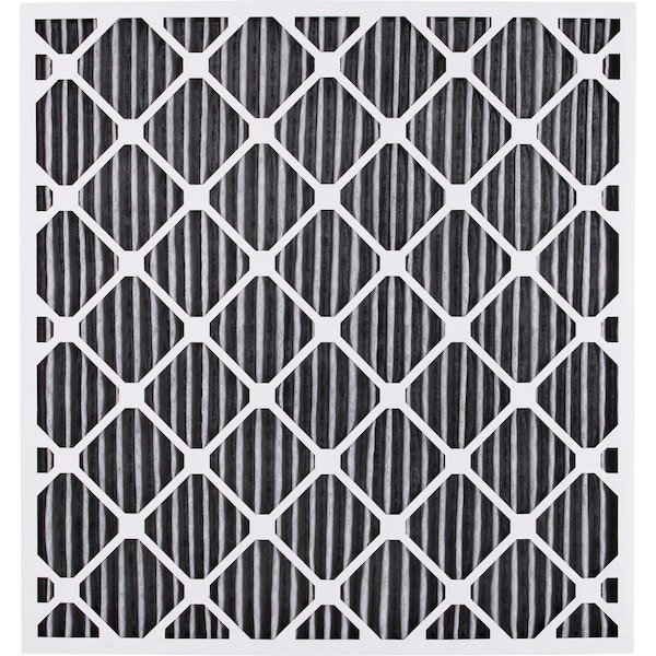 Nordic Pure 28x30x2 Plus Carbon Pleated Air Filter, High Capacity, MERV 8, 3 PK - 28X30X2GEOPM8C-3