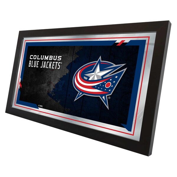 Holland Bar Stool Co Columbus Blue Jackets 15" x 26" Hockey Collector Mirror by Holland Bar Stool Company - MCOLCOLBLU