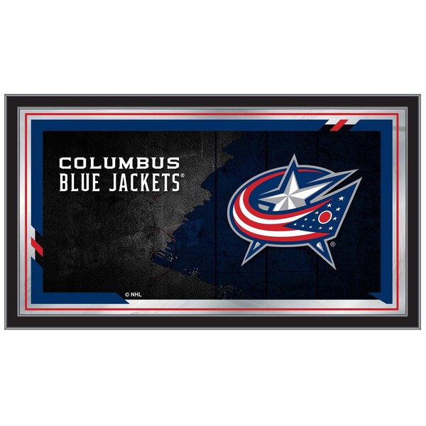Holland Bar Stool Co Columbus Blue Jackets 15" x 26" Hockey Collector Mirror by Holland Bar Stool Company - MCOLCOLBLU