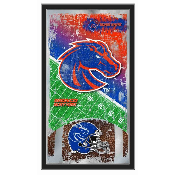 Holland Bar Stool Co Boise State 15" x 26" Football Mirror - MFTBLBOISES