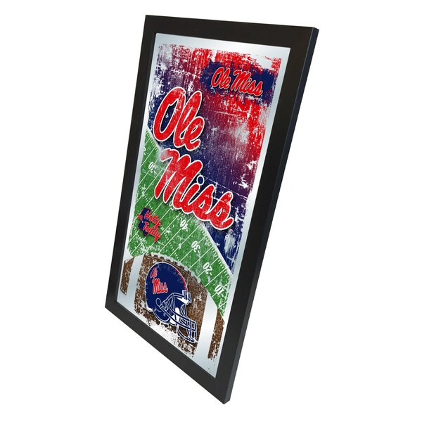 Holland Bar Stool Co Ole' Miss 15" x 26" Football Mirror - MFTBLMSSPPU