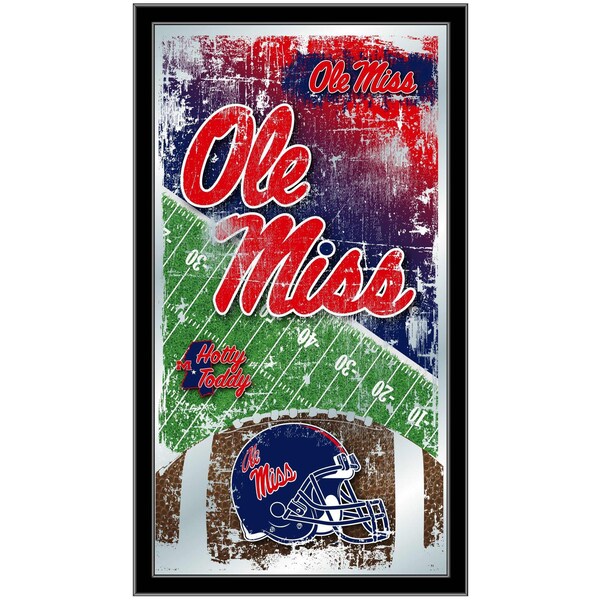 Holland Bar Stool Co Ole' Miss 15" x 26" Football Mirror - MFTBLMSSPPU