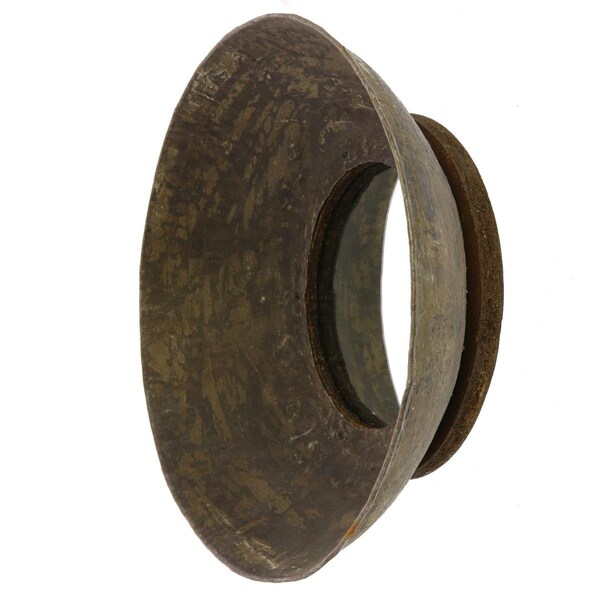 Homeroots Petite Metal Bowl Wall Mirror, Dark Brown - 396684