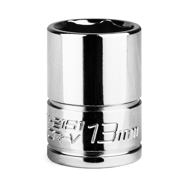 Capri Tools 1/4 in Drive 13 mm 6-Point Metric Shallow Socket - 1-2151