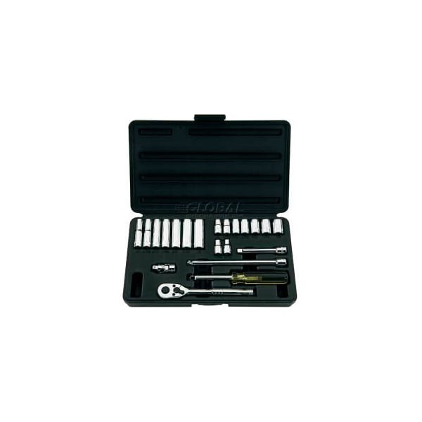 Stanley Stanley 85-388 1/4" Drive 21 Piece Fractional Socket Set, 6 Point - 85-388