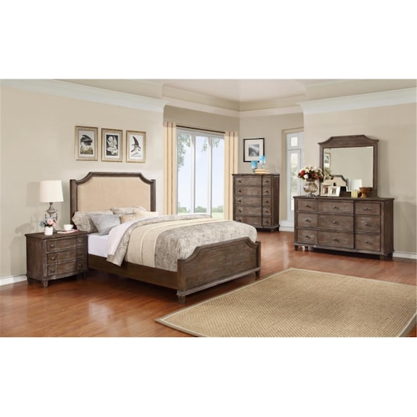 Myco Furniture Brown Veneer Emilia Mirror - EM3800-M