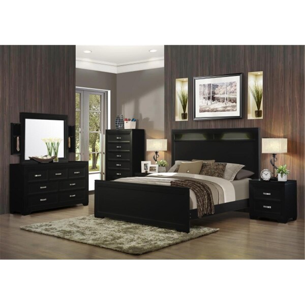 Myco Furniture Black Francis Mirror - FR740-M