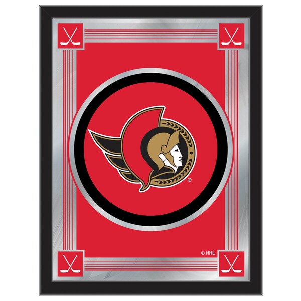 Holland Bar Stool Co Ottawa Senators 17" x 22" Logo Mirror - MLOGOOTTSEN