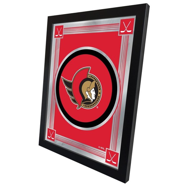 Holland Bar Stool Co Ottawa Senators 17" x 22" Logo Mirror - MLOGOOTTSEN