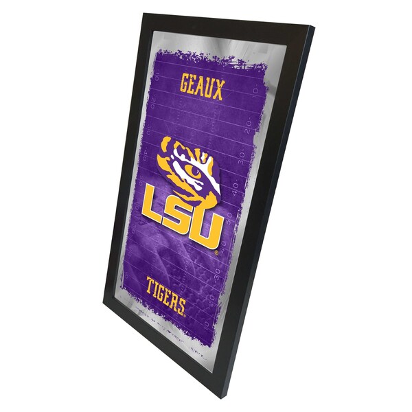 Holland Bar Stool Co Louisiana State 15" x 26" Football Mirror - MFTBLLASTUN