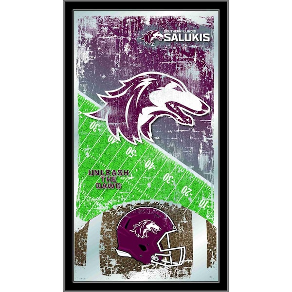 Holland Bar Stool Co Southern Illinois University 15" x 26" Football Mirror - MFTBLSOUILL
