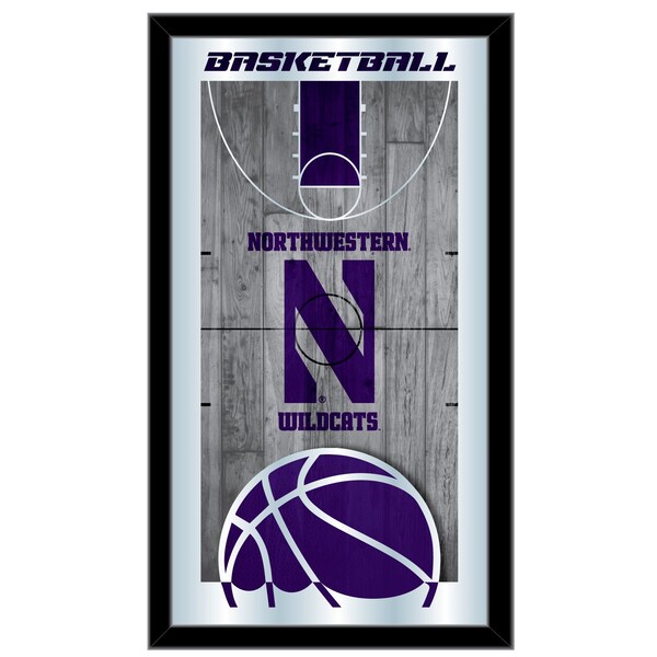 Holland Bar Stool Co Northwestern 15" x 26" Basketball Mirror - MBSKTNTHWST
