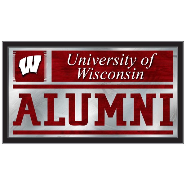 Holland Bar Stool Co Wisconsin 26" x 15" Alumni Mirror - MALUMWISCON