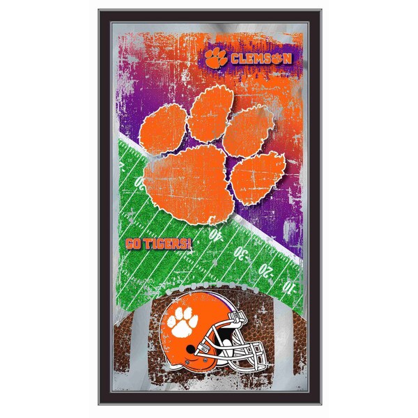 Holland Bar Stool Co Clemson 15" x 26" Football Mirror - MFTBLCLMSON