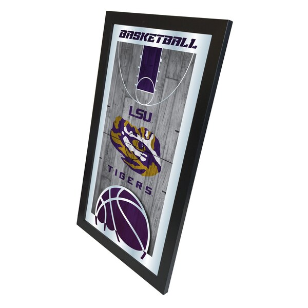 Holland Bar Stool Co Louisiana State 15" x 26" Basketball Mirror - MBSKTLASTUN