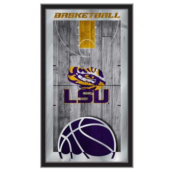 Holland Bar Stool Co Louisiana State 15" x 26" Basketball Mirror - MBSKTLASTUN