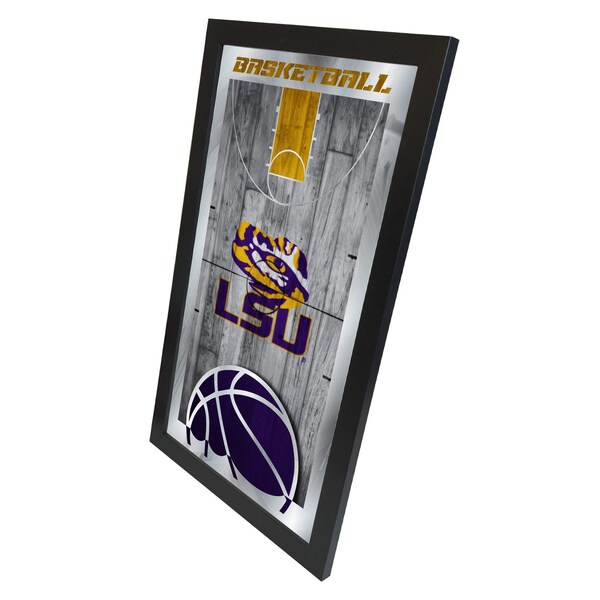 Holland Bar Stool Co Louisiana State 15" x 26" Basketball Mirror - MBSKTLASTUN