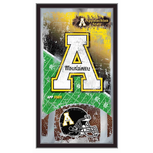 Holland Bar Stool Co Appalachian State 15" x 26" Football Mirror - MFTBLAPPSTU