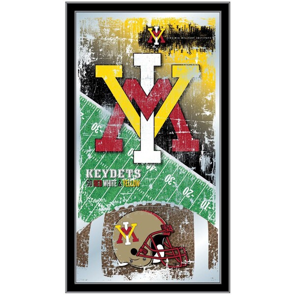 Holland Bar Stool Co Virginia Military Institute 15" x 26" Football Mirror - MFTBLVAMILI