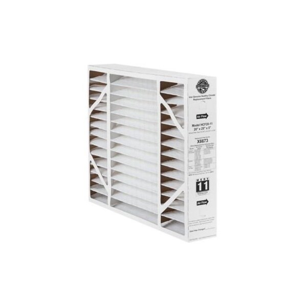 Lennox Air Filter, 16"x26"x5, MERV 10 - X0584