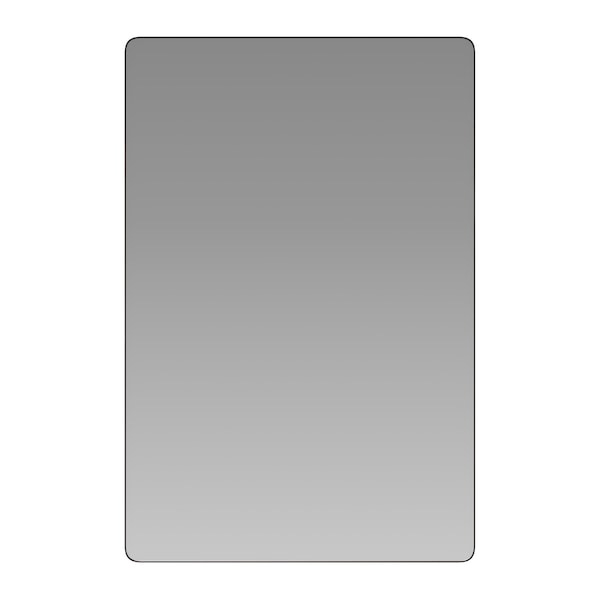 Flash Furniture 24" x 36" Black Metal Framed Accent Wall Mirror - RH-M001-SRC6191MB-BK-GG