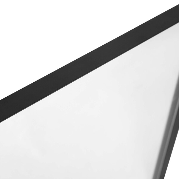 Flash Furniture 24" x 36" Black Metal Framed Accent Wall Mirror - RH-M001-SRC6191MB-BK-GG