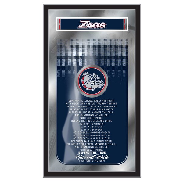 Holland Bar Stool Co Gonzaga 26" x 15" Fight Song Mirror - MFGHTGONZGA