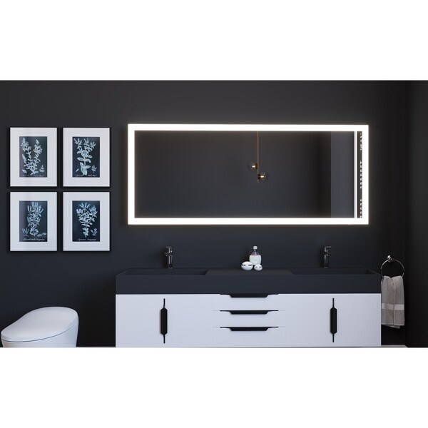Castello Usa Smart Angelina 72 x 30 LED Smart Mirror with Voice Commands - CB-SM432-72-30