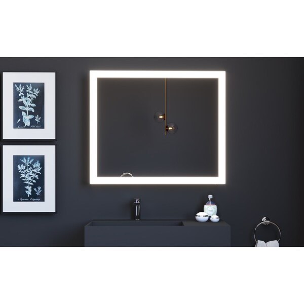 Castello Usa Smart Angelina 36 x 30 LED Smart Mirror with Voice Commands - CB-SM432-36-30