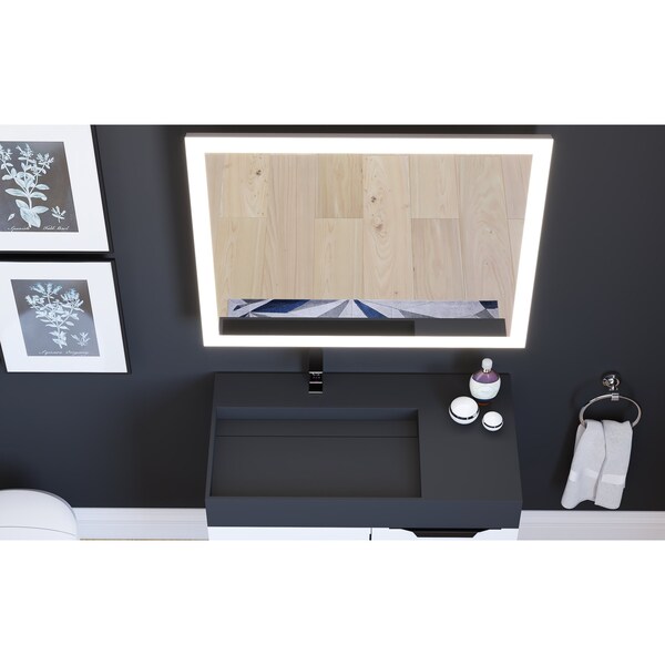 Castello Usa Smart Angelina 36 x 30 LED Smart Mirror with Voice Commands - CB-SM432-36-30