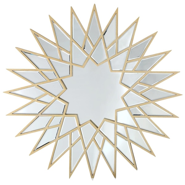 Camden Isle 34 x 34 in. Evening Star Accent Mirror - 86318