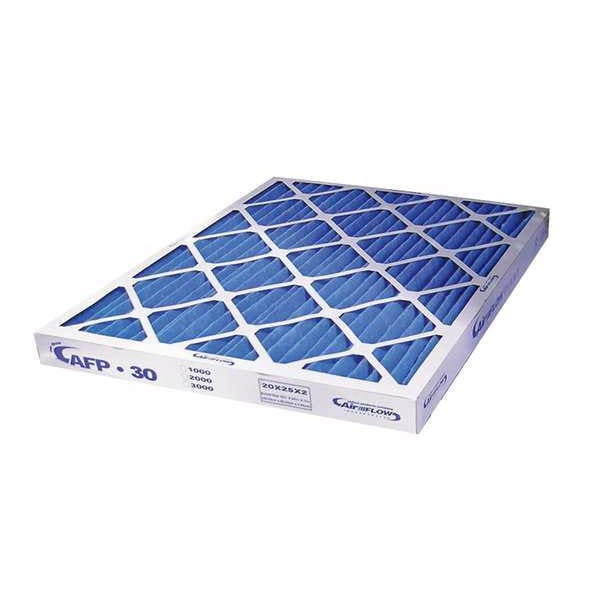Dynabrade 20x25x1 Pleated Air Filter, Paper, MERV 8, 1 Micron - 64658
