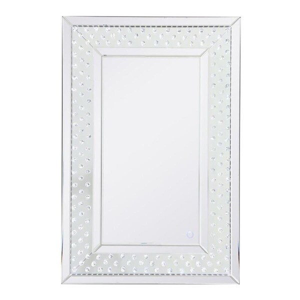 Elegant Decor 32 x 48 in. Raiden LED Crystal Mirror - MRE93248