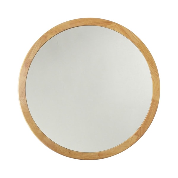 Procomfort 28 in. Reflection Framed Wall Mirror, Oak - PR2826338