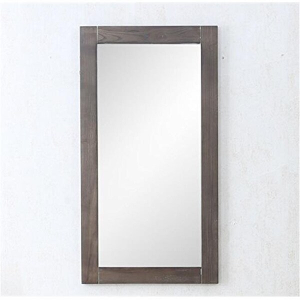 Legion Furniture Legion WLF7021-18-M 30 x 0.9 x 16 in. Weathered Gray Mirror - WLF7021-18-M