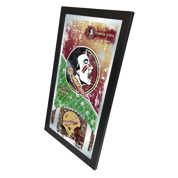 Holland Bar Stool Co Florida State 15" x 26" Football Mirror - MFTBLFLORST