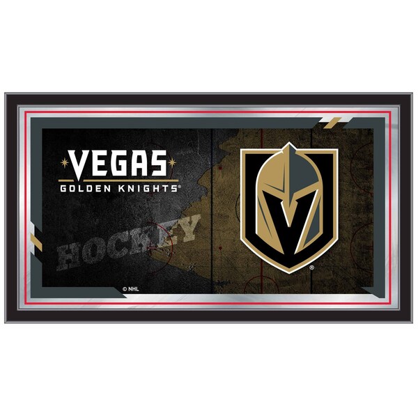 Holland Bar Stool Co Vegas Golden Knights 15" x 26" Hockey Collector Mirror by Holland Bar Stool Company - MCOLLVGDKN