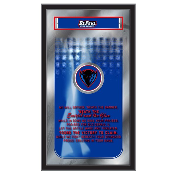 Holland Bar Stool Co DePaul 26" x 15" Fight Song Mirror - MFGHTDEPAUL